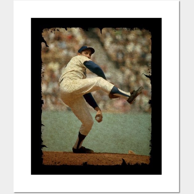 Sandy Koufax - Los Angeles Dodgers, 1961 Wall Art by PESTA PORA